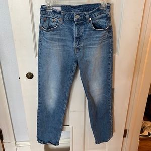 Gap cheeky straight high rise jeans